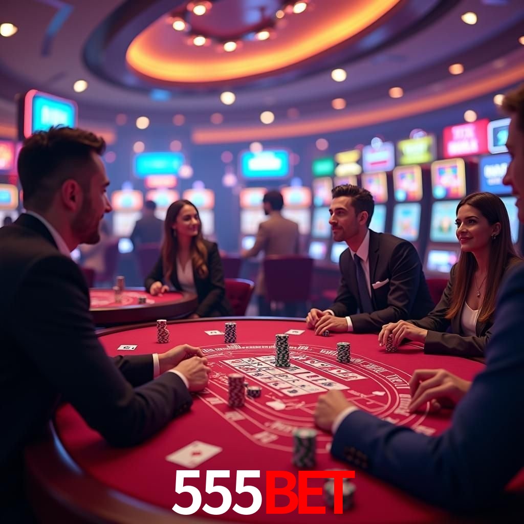 Interface do App 555bet